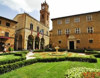 Pienza e i fiori